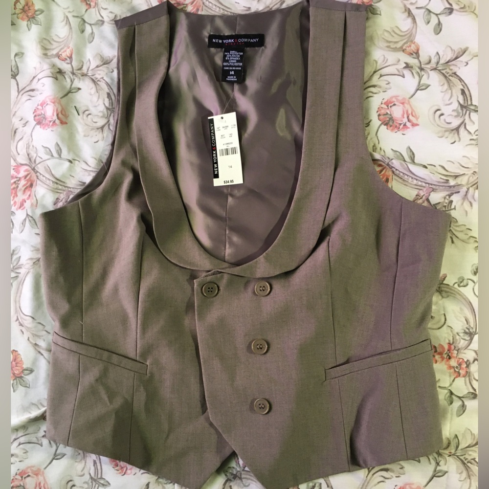 Womens grey vest
